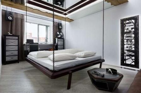 Разместить кровать в однокомнатной квартире