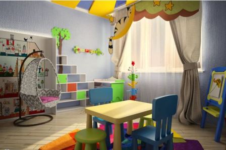 Дизайн детской комнаты для двойняшек 