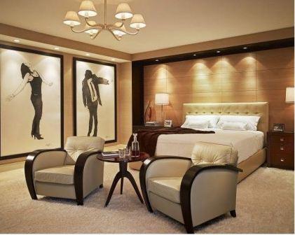 Дизайн спальни в стиле арт деко 